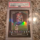 2007 Topps DPP Tom Brady #4 Chrome Black Refractor PSA 8 Football NFL Card