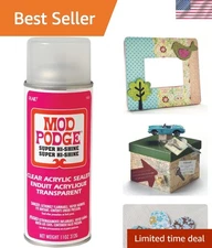 Acrylic Sealer Gloss Clear Spray 11oz Perfect for Wood Metal Canvas Crafting