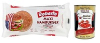 Roberto Maxi Hamburger Brot Vollkorn 300G 4 StüCk+Polpa