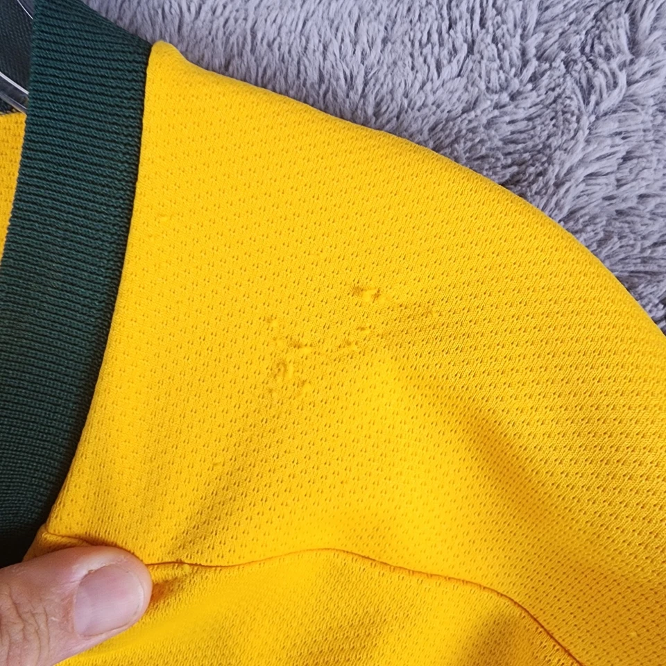 Camiseta deportiva de hockey para hombre Calgary Flames XL NHL amarilla T.Litzen  Foto 3 de 4