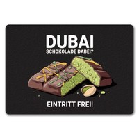 Dubai Schokolade Dabei FußMatte In 35X50 Cm Ohne Rand - Eintritt Frei