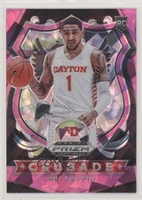 2020-21 Panini Prizm Draft Picks Crusade Pink Ice Prizm Obi Toppin #87 06z2