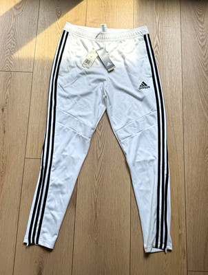 adidas Tiro19 PNT ClimaCool Men s Track Pants M White/Black Tapered- tags on