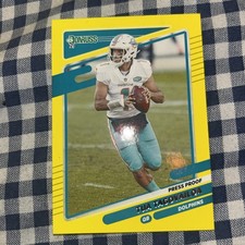 2021 Donruss #61 Tua Tagovailoa Press Proof Premium