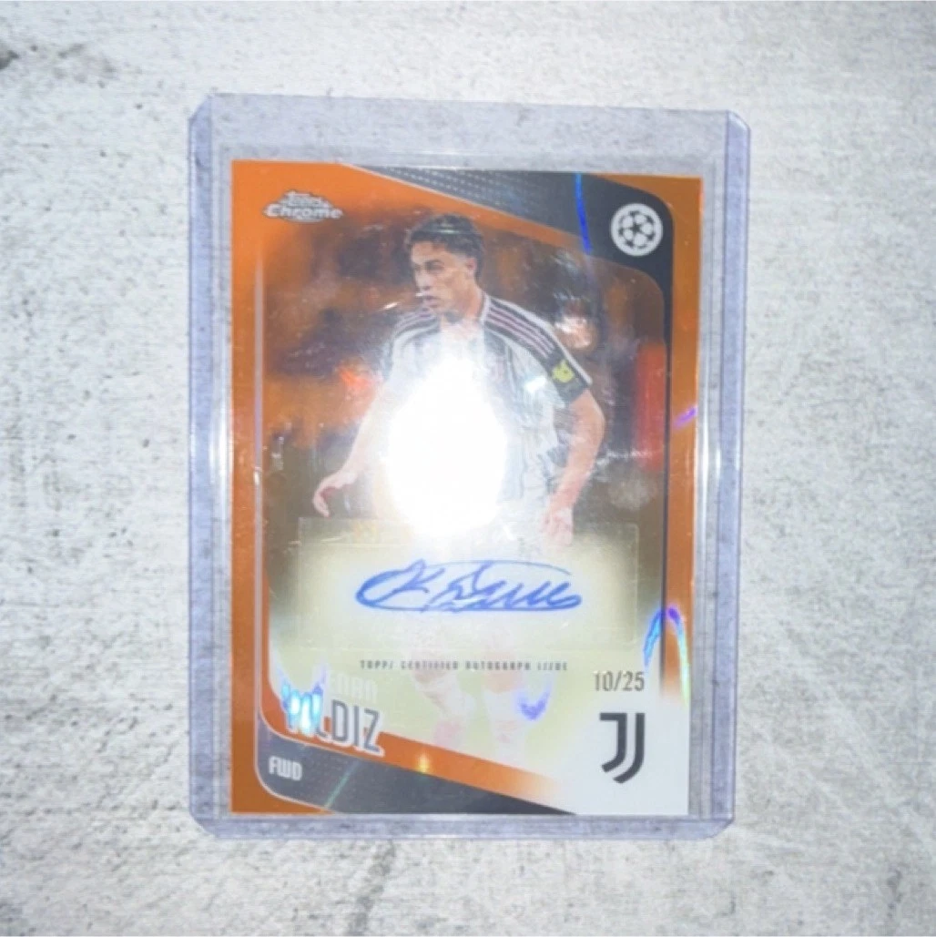 Soccer Juventus Autographed Sports Trading Cards & Accessories for