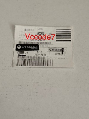 Motorola APX7000 Name Plate Label or APX7000 Bluetooth