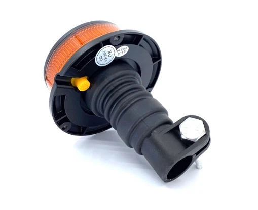 Baliza LED giratoria con 3 patrones de destello 12V24V ECE E9 con tubo a presión - Imagen 3 de 4
