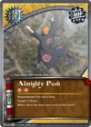 Almighty Push - J-888 - Super Rare - 1st Edition - Foil Invasion NM/LP - Naruto