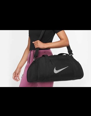 Nike Women's Gym Club Duffel Bag Black 24L DR6974-010 New | eBay