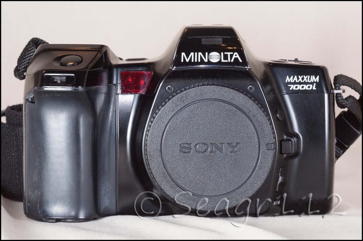 Minolta Maxxum 7000i Film Camera Body w/ Data Back DB-7