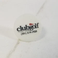 Glubgolf Fitness Center Golf Ball Marker Putting Vintage