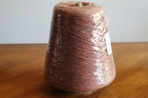 1.12 lbs Americana 8/3 Cotton Cone Yarn Country Brown Machine Hand Knitting - Picture 3 of 9