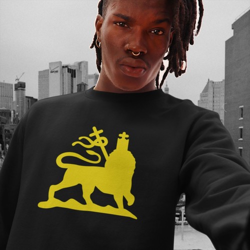 Lion Of Judah Sweatshirt Rasta Jumper 