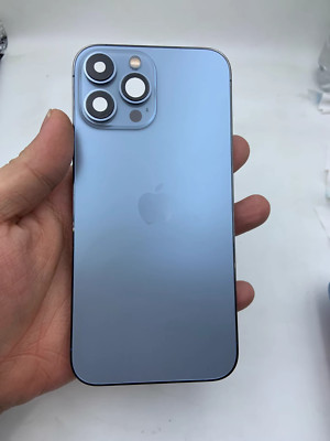 iPhone 13 Pro  Original OEM Back Glass Housing  Frame Battery Door Cover, pulled