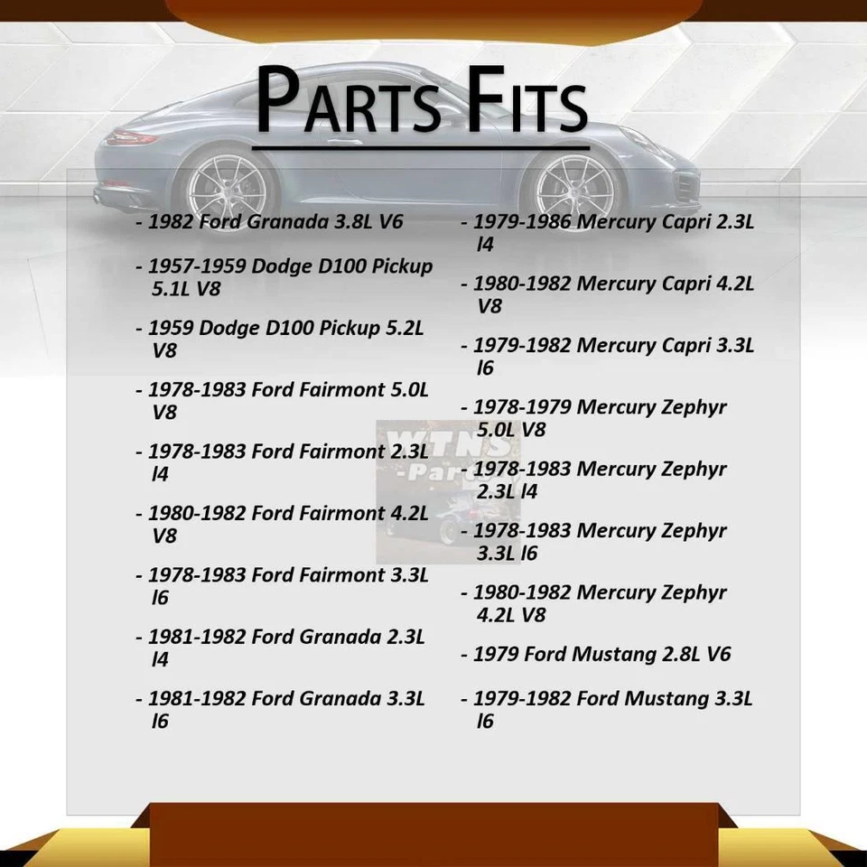Se adapta a Ford E-150 Econoline 1978 GMB eje trasero todas las juntas junta universal Foto 4 de 4