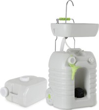 Lavabo da campeggio plastica giardino caravan pompa mobile serbatoio acque reflue premium
