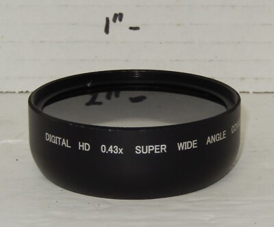 Digital HD 52mm 0.43x Super Wide Angle Macro Adapter Filter camera accessory