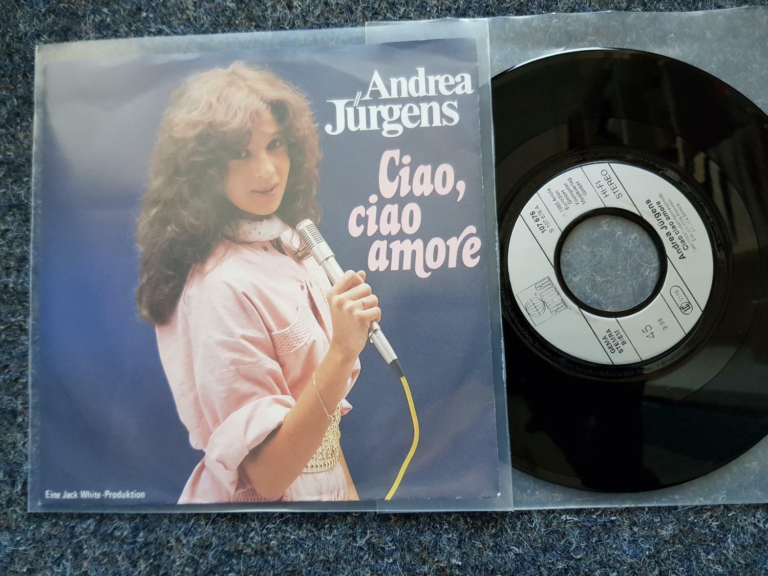 7"" Single Vinyl Andrea Jürgens - Ciao, ciao amore