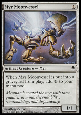 MTG Magic the Gathering Myr Moonvessel (133/165) Darksteel LP