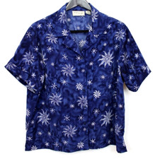 ENTOURAGE Size 2X Men Shirt Button Up Collared Short Sleeve Multicolor