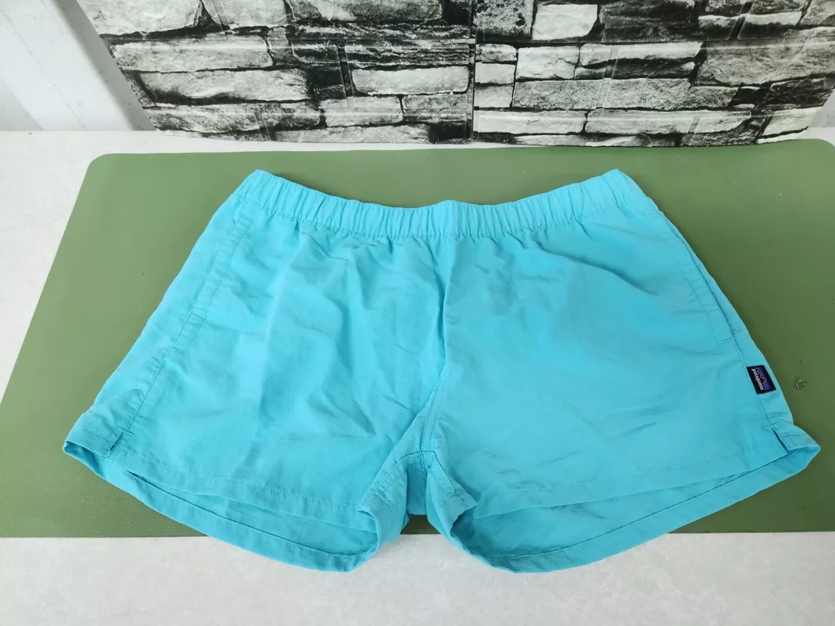 Vintage 90s Patagonia Nylon Baggies Shorts Womens Unlined Hiking Running Size L