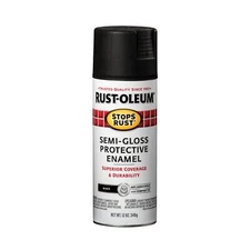 7798830 Stops Rust Spray Paint 12 oz Semi-Gloss Black