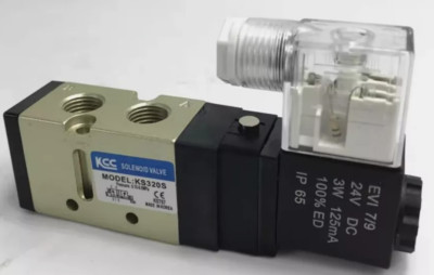 1pc New FIT FOR KCC solenoid valve KS320S DC24V with light box type