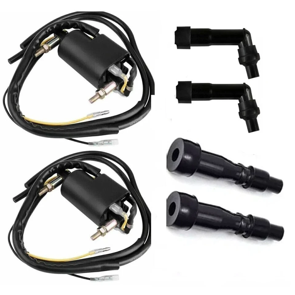 2x Tapa de bujía de bobina de encendido para Yamaha YZF 750 R 1994 Foto 2 de 4