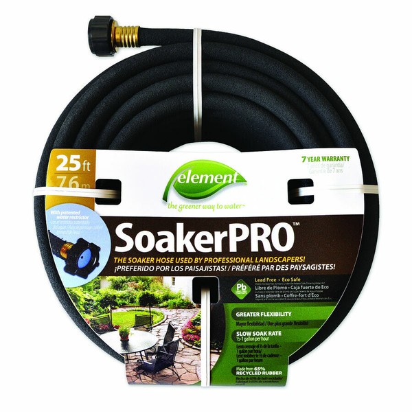 Element Garden Hose Made From Recycled Rubber Plastic Soaker Water
