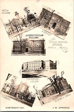 RPPC Several Views Of Peru, Nebraska 1920 NE (999)