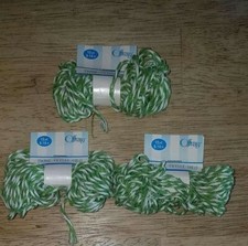 OFFRAY baker Twine String, for Home Decor, Crafts, 1 mm x 10 Yards green/white