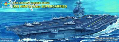 1:500 TRUMPETER KIT U.S. Nimitz Cvn68 Aircraft Carrier TR05201 Modellbau