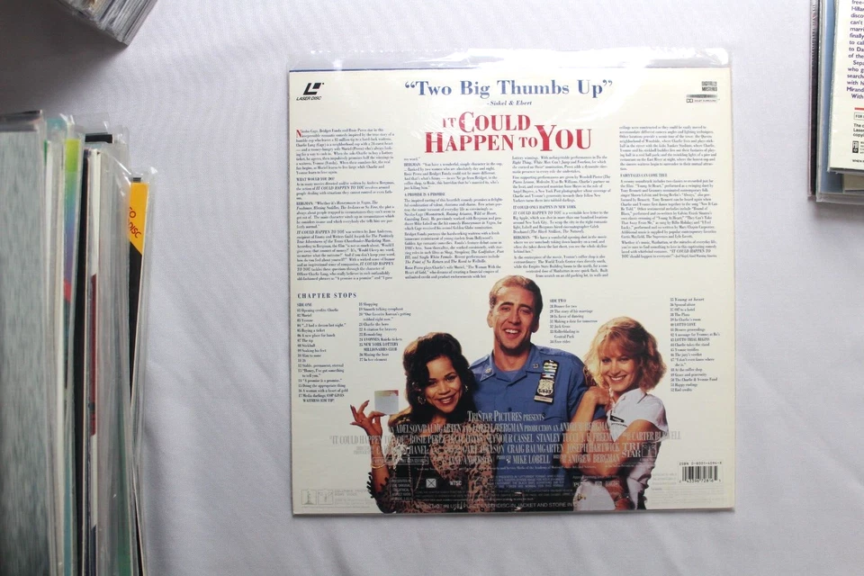 ЭТО МОЖЕТ СЛУЧИТЬСЯ С ВАМИ лазерный диск LD DELUXE ШИРОКОЭКРАННЫЙ НИКОЛЯ КЛЕТКА *БЫСТРАЯ ДОСТАВКА* - Изображение 2 из 2