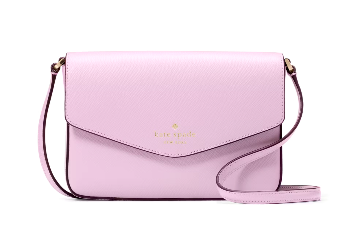 New Kate Spade Sadie Envelope Crossbody Berry Cream with Dust bag