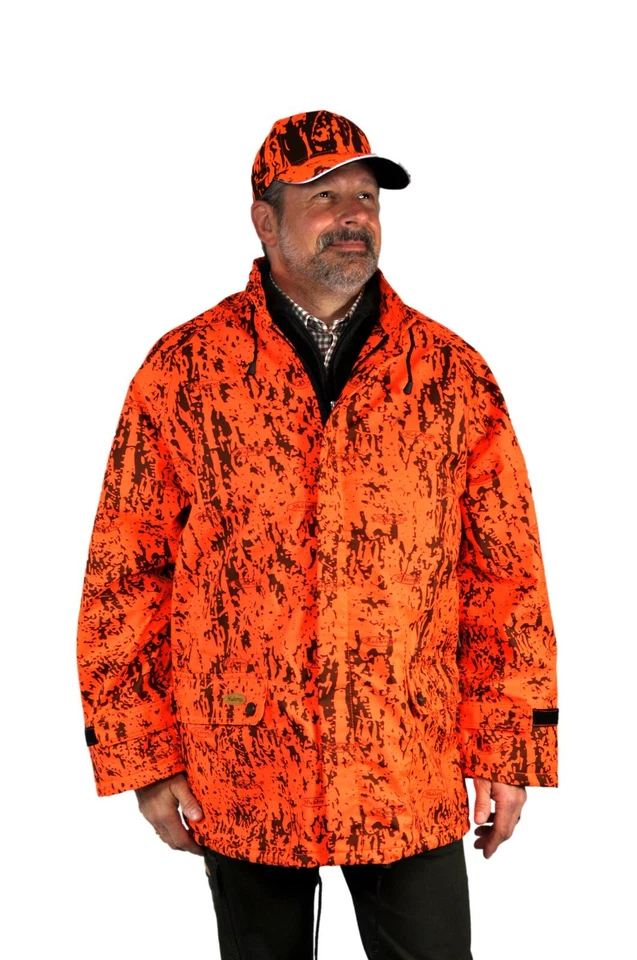Drückjagd - Warnjacke, Jagd - Warnjacke , Signaljacke, Jäger Überziehjacke - Bild 3 von 4