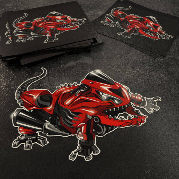 Kawasaki Ninja ZX14R Stickers - Set of 3 KissCut Motorcycle Kawasaki Ninja ZX14R Stickers - Set of 3 KissCut Motorcycle