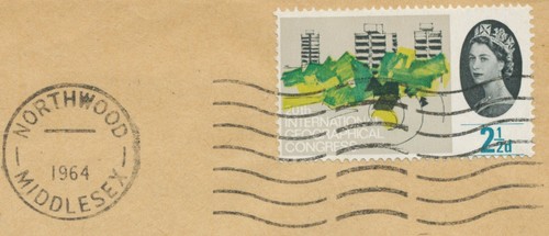 GB "NORTHWOOD / MIDDLESEX" excelente matasellos de máquina universal STRIKEPOST 1964 - Imagen 3 de 3
