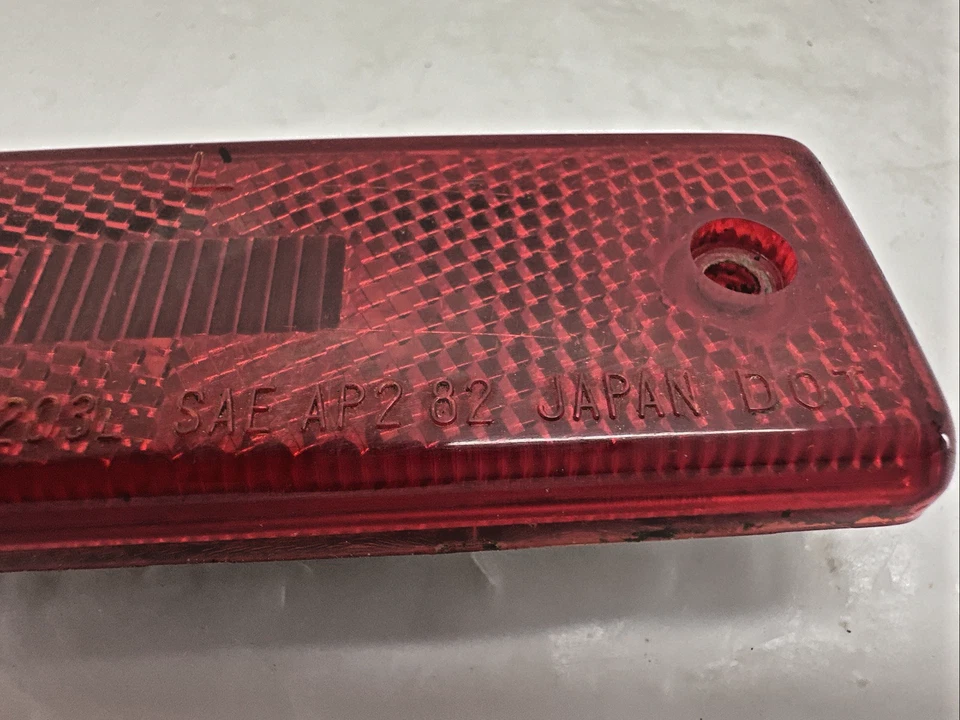 1984-1989 Nissan Z31 300ZX conjunto de 2 lentes traseiras marcadoras laterais esquerda e direita fabricante de equipamento original - Imagem 4 de 4