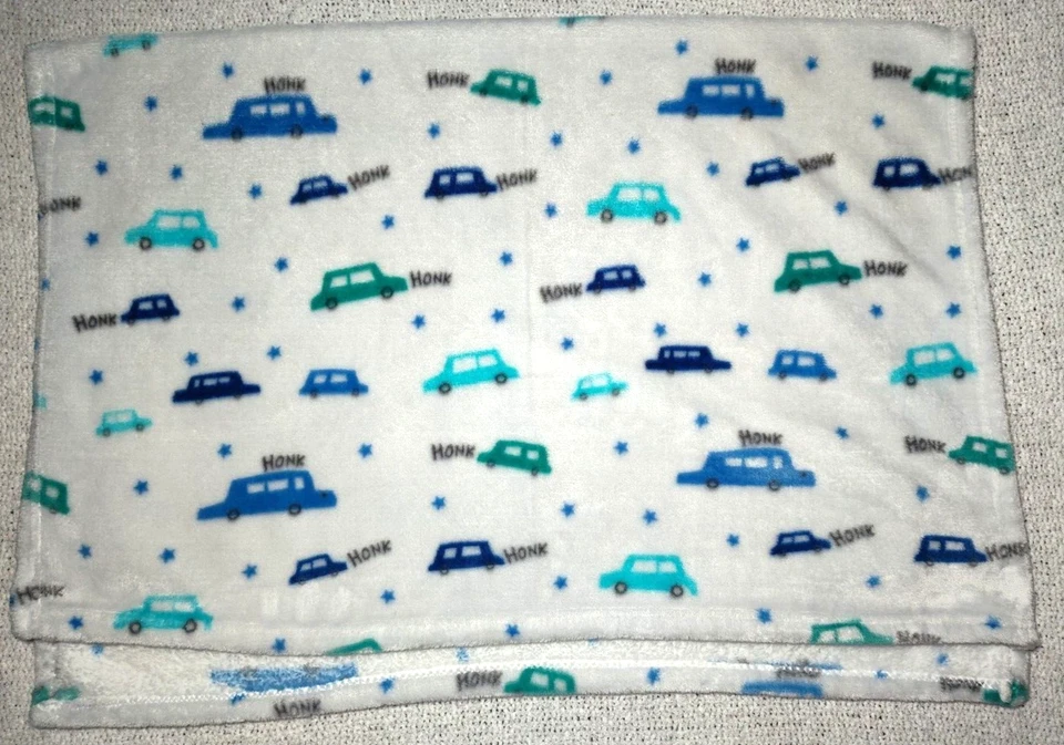 Allura Joyería Blanco Coches Honk Bebé Manta Estrellas Terciopelo Azul Verde Niño RN 36753 Foto 3 de 4