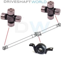 Rear Driveshaft Repair KIt for 1997 - 2002 HONDA CRV1 - Center Bearing & U Joint