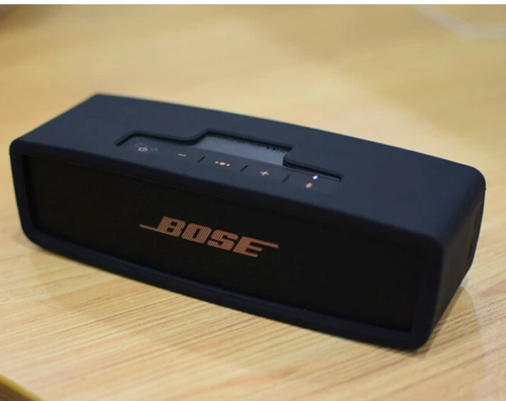 SOFT BUMPER COVER/HARD EVA CASE BAG for BOSE SOUNDLINK MINI I/II SPEAKER BLACK - Image 2 of 4