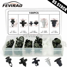 For Subaru 100Pcs Bumper-Hood Clips Retainer Rivet Fastener Fender Push Pin US