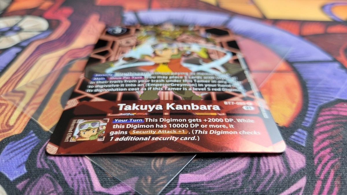 ✨Takuya Kanbara BT7-085 Digivice Promo Card D Scanner Digimon