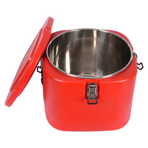 2Pcs Cold/Hot Insulated Buckets Portable Beverage Drink Insulating Container NEW - Afbeelding 7 van 15