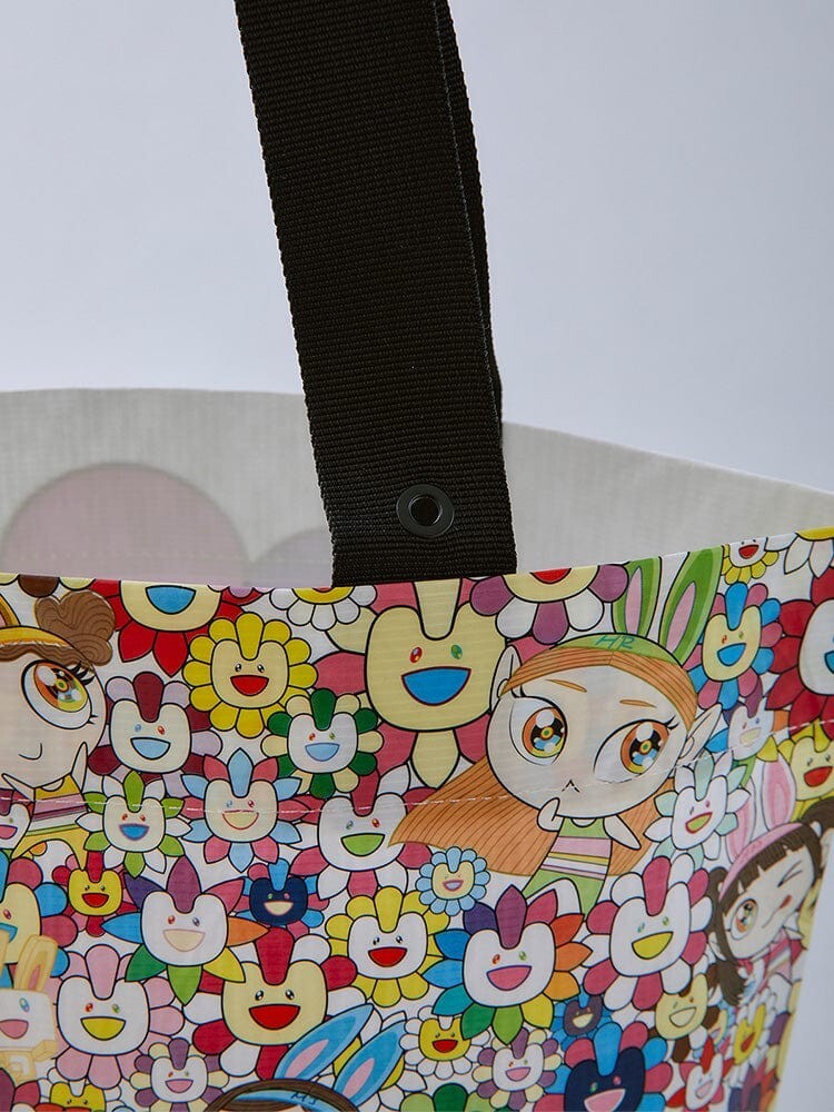 NewJeans x Takashi Murakami Kpop Bunnies Reusable Eco Tote Bag