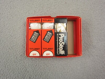Vintage Titleist DT & Wilson Prosoft Golf Ball Made in USA Lot 3 Box Acushnet