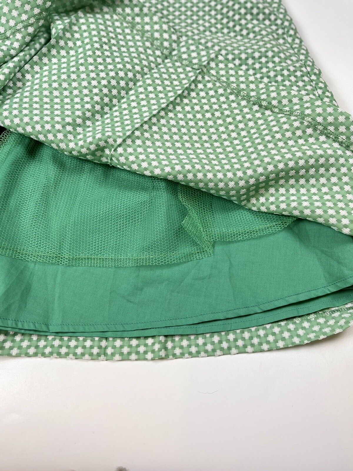 ModCloth Green Double the Lovely A-Line Dress Sz … - image 9