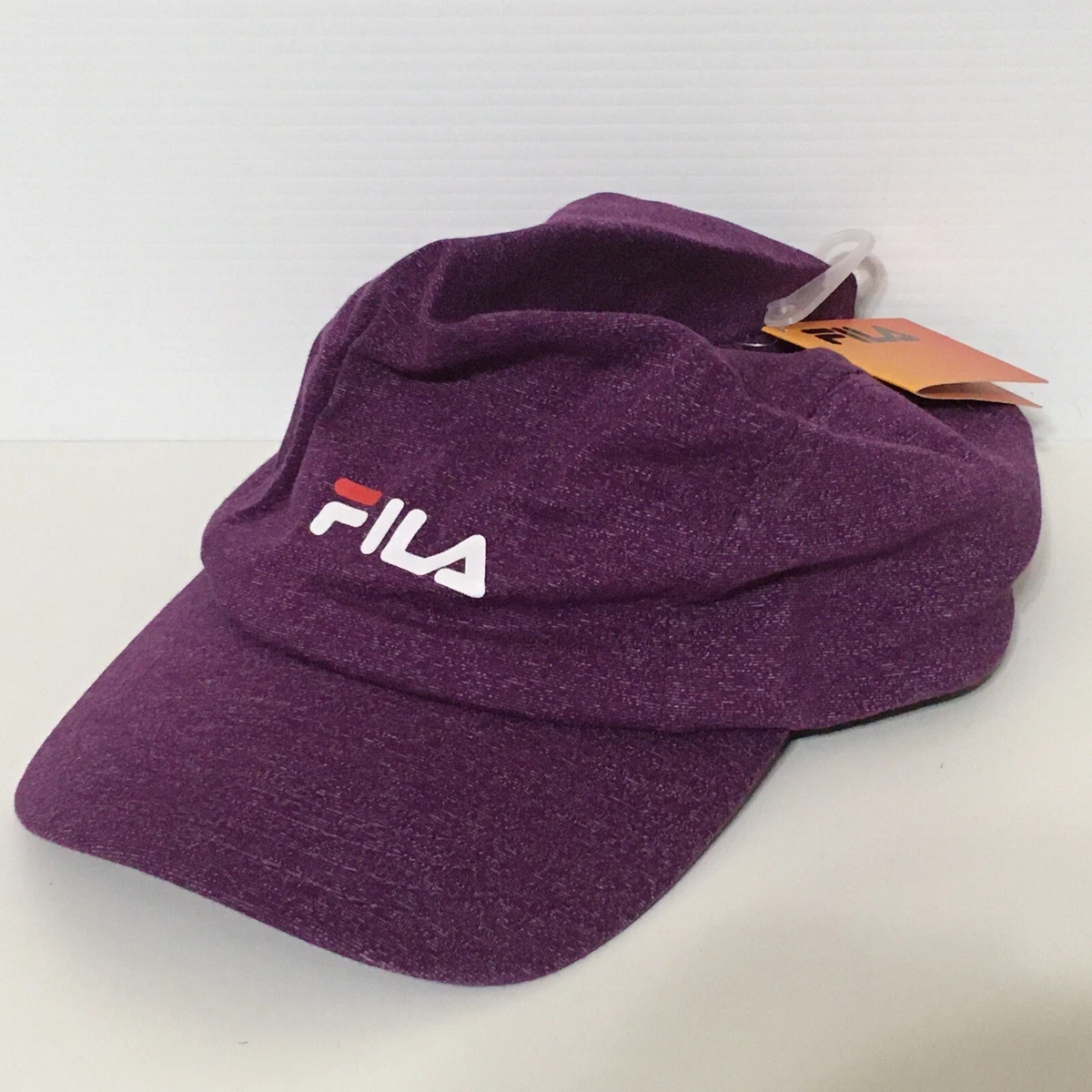 Women s FILA Sport Purple Running Cycling Adjustable Hat Cap NEW