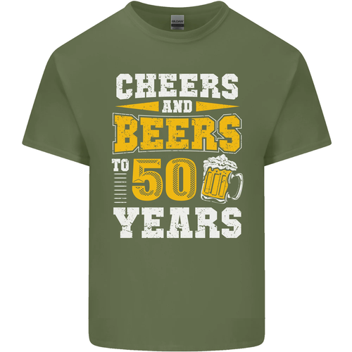 50th Birthday 50 Year Old Funny Alcohol Mens Cotton T-Shirt Tee Top - Picture 83 of 107