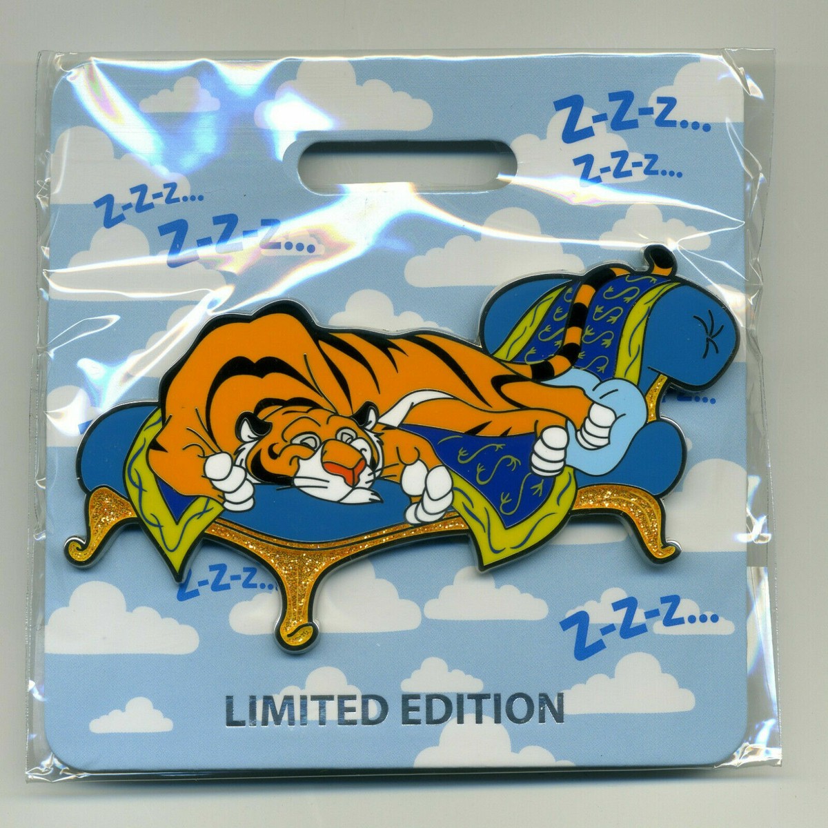 2019 Disney D23 Expo WDI MOG Aladdin Rajah Cat Nap Jumbo Pin LE